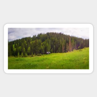 Carpathians landscape Sticker